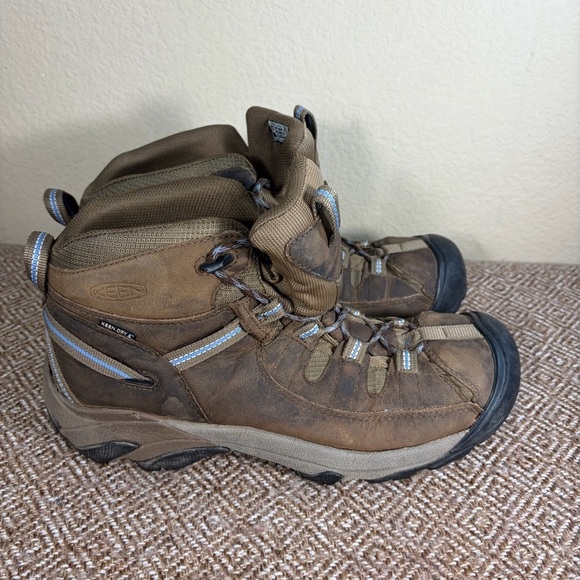 Keen Shoes - Keen Dry Targhee II Brown Nubuck Waterproof Womens Hiking Boots Sz 11 Outdoor